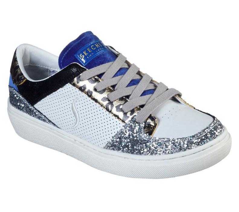 Skechers Dam Vita/Olika Färger Snörskor - Goldie - Sparkle Safari - Sverige (MIUQJ-2193)